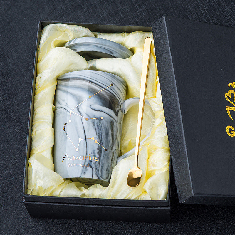 Nordic Creative Ceramic Mug Twelve Constellation Mug